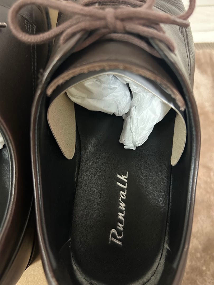 ASICS Runwalk 走れる革靴 27cm ダークブラウン