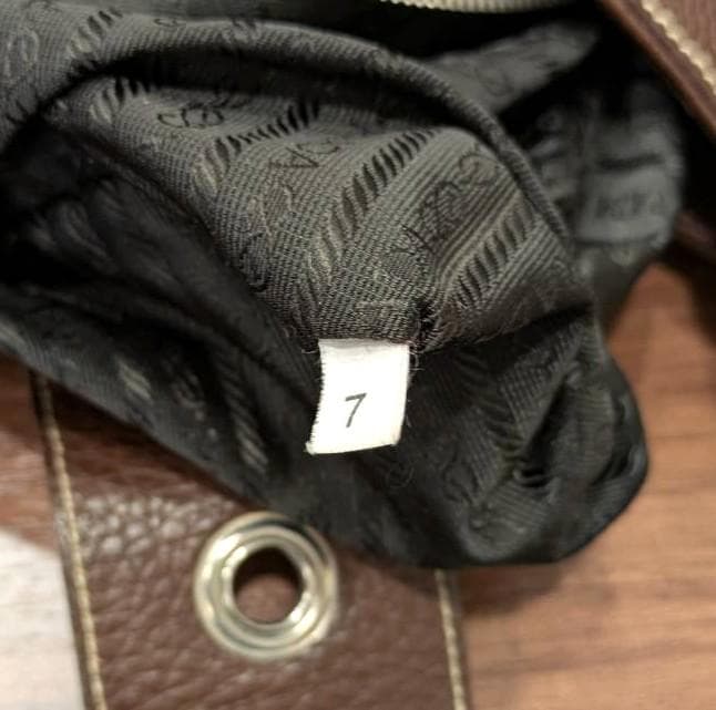 PRADA プラダ BR0828 ショルダーバッグ レザー CAFFE ブラウン