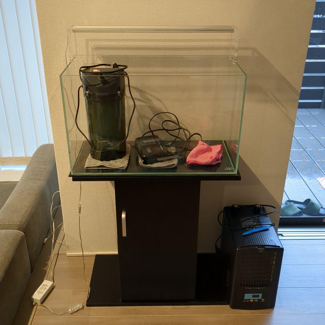 ADA60cm規格水槽　フィルター＆ライト＆co2　その他一式