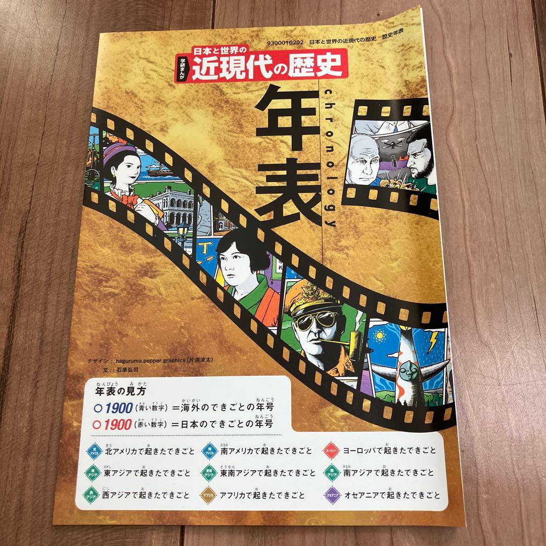 学研まんが 日本と世界の近現代の歴史 【初回限定2大特典付き】全6巻セット