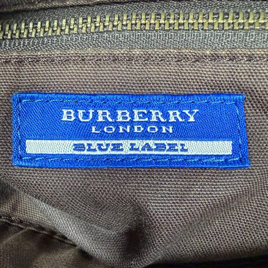 【美品】バーバリーブルーレーベル　ショルダーバッグ　2way ナイロン　ピンク