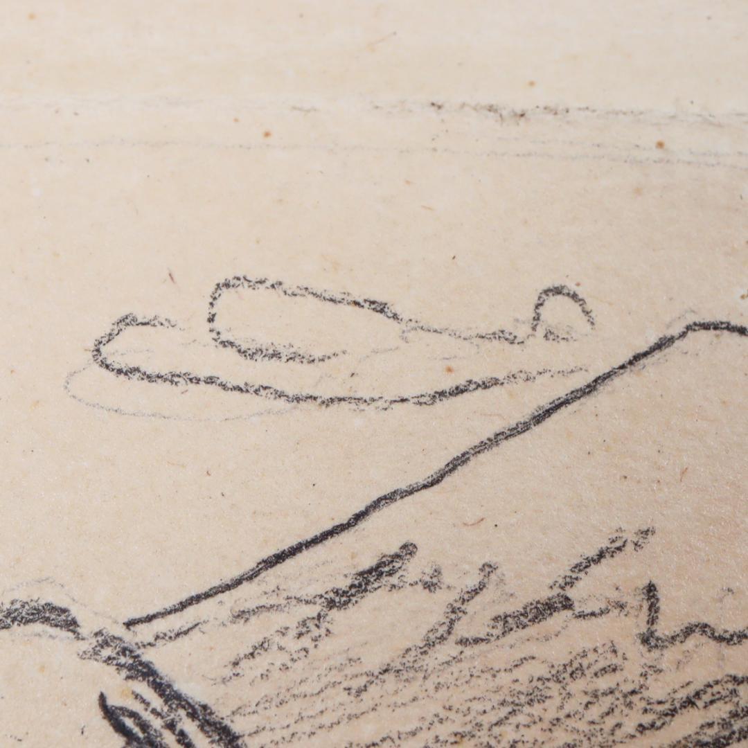 三津海岸からの富士 スケッチ 額装