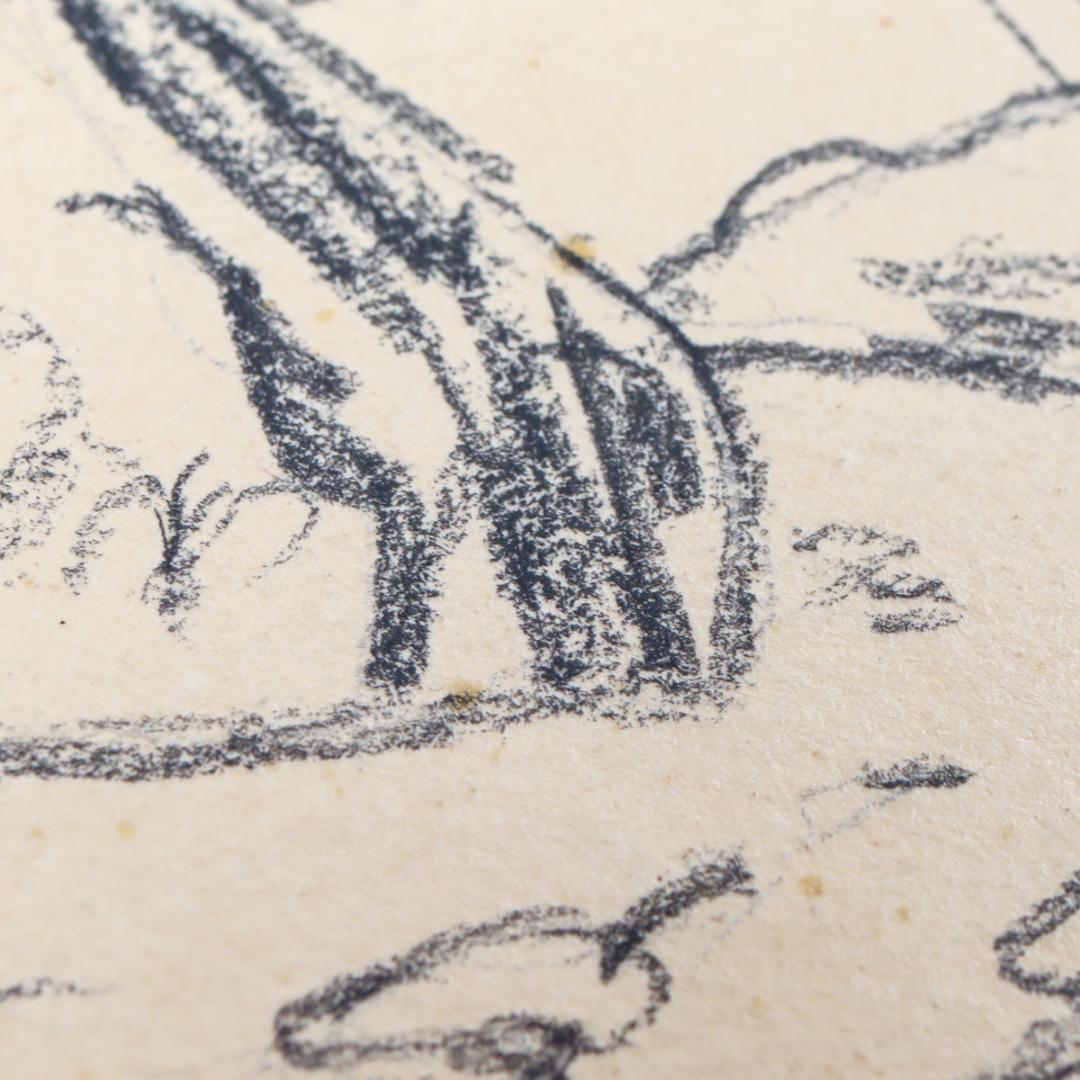 三津海岸からの富士 スケッチ 額装