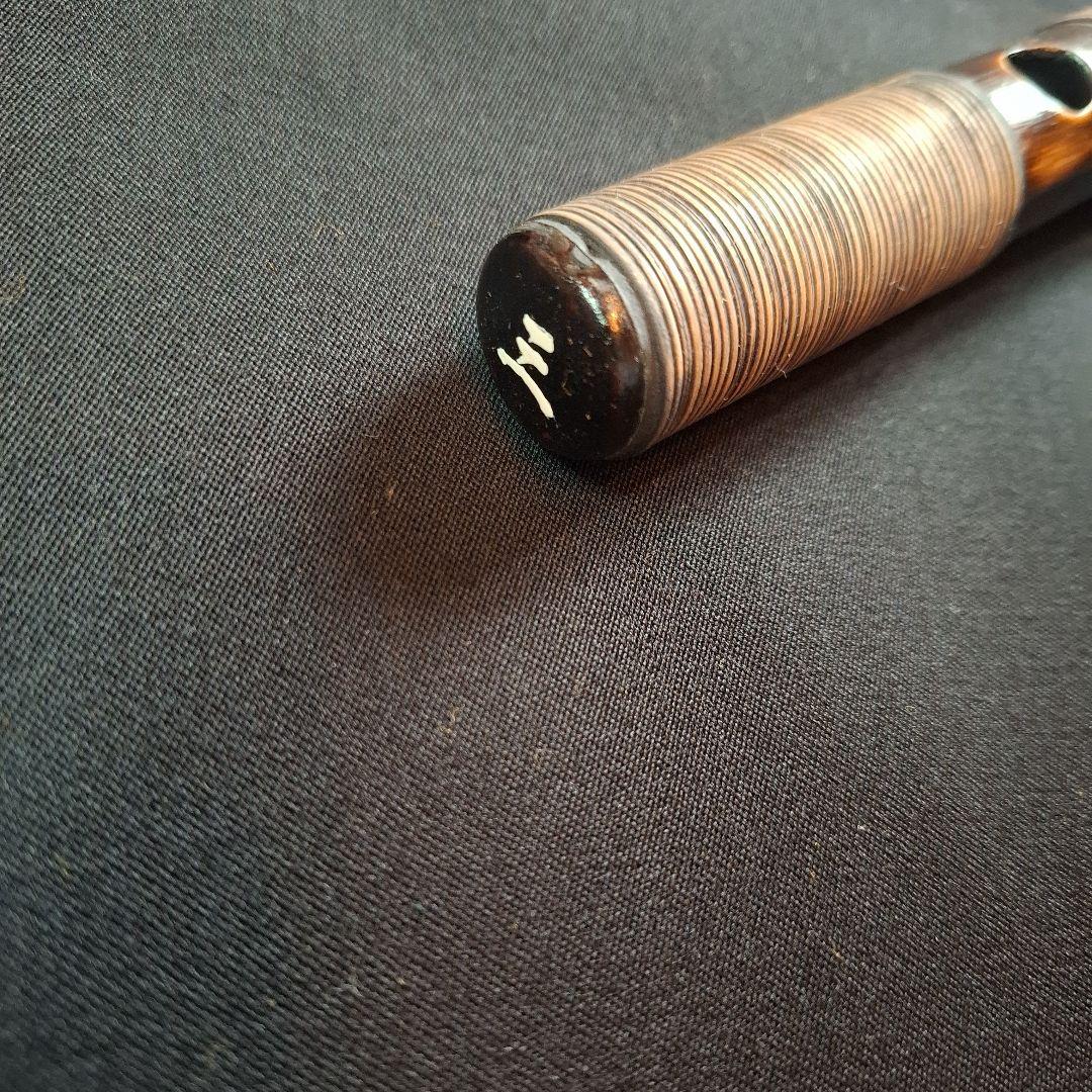 篠笛　古典調　3本調子　7穴　天地胴藤巻き　超鐵仕様