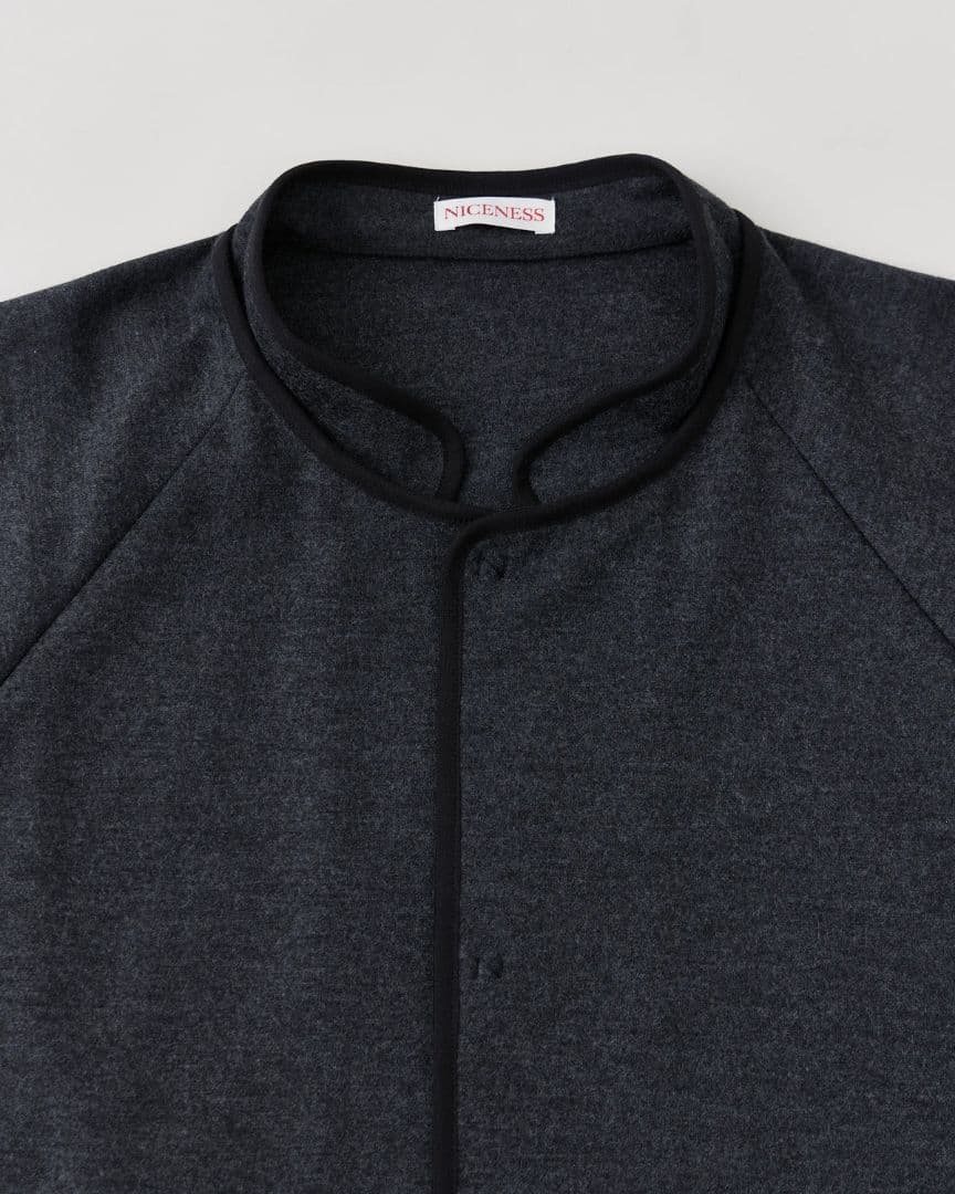 グ*ン様 NICENESS SADE 120s ウール ジャージー パイピングジ