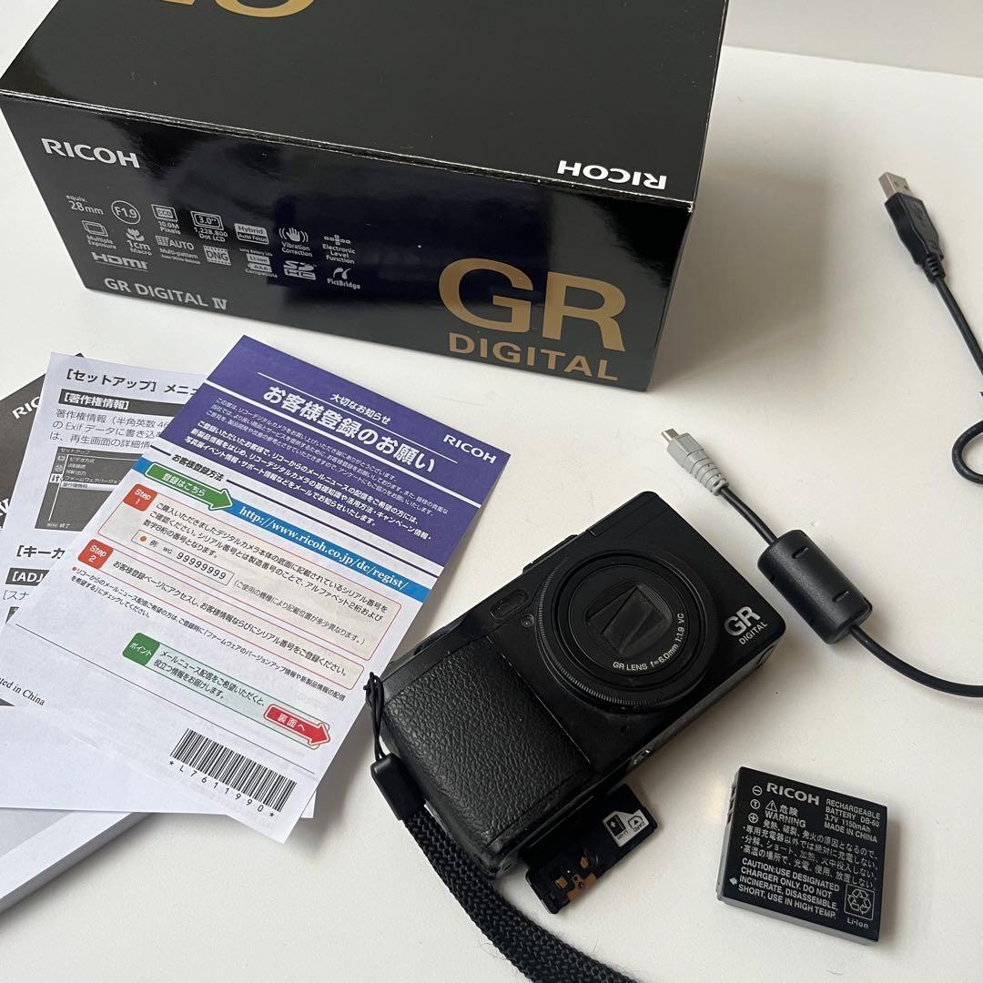 RICOH GR DIGITAL IV コンパクトデジタルカメラ