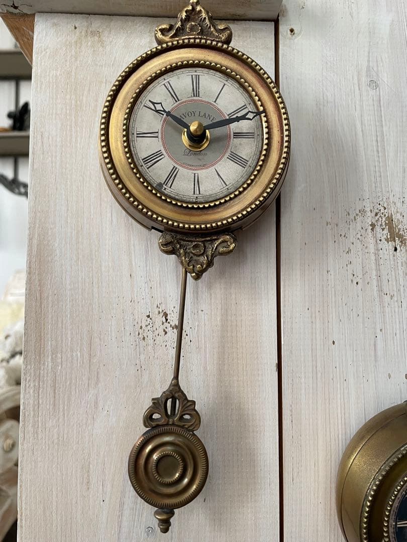 アンティーク風インテリア壁掛け時計　イギリス製　超オシャレ！