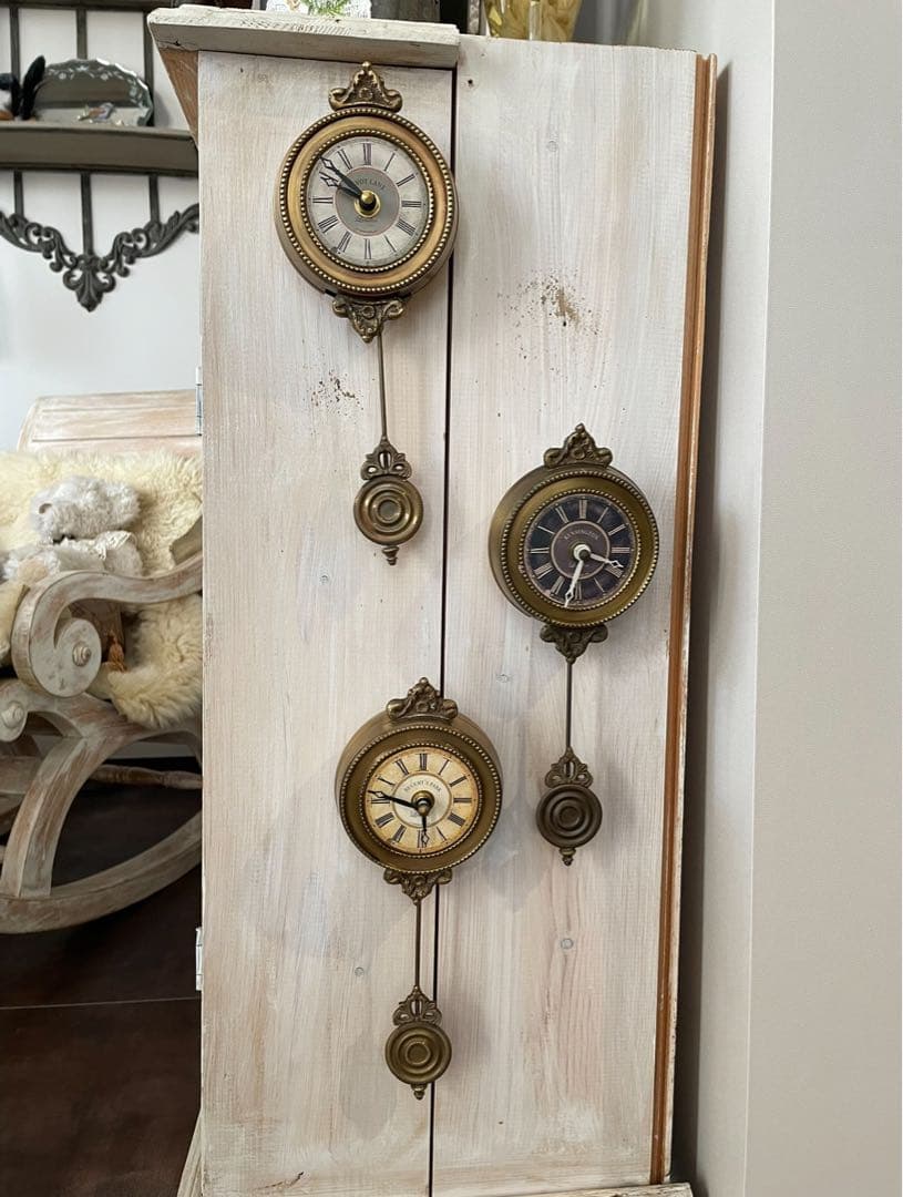 アンティーク風インテリア壁掛け時計　イギリス製　超オシャレ！