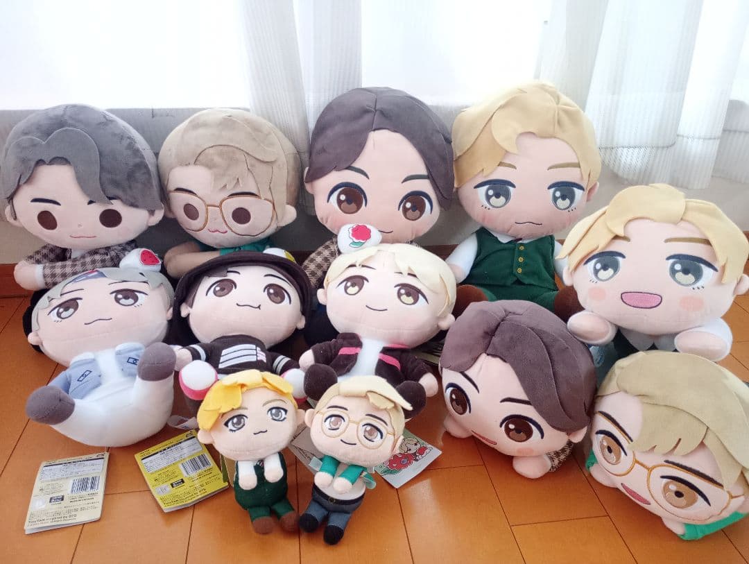 非売品レア♥新品タグ付♥tinyTANタイニータン♥BTS♥大量ぬいぐるみ12点