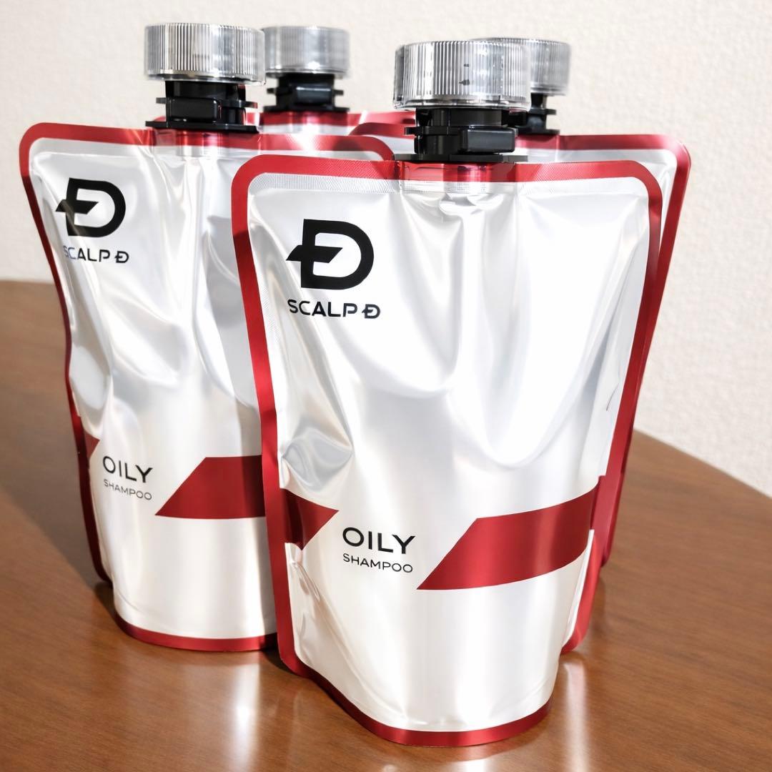 スカルプD オイリーシャンプー 詰め替え用 4個セット(23％OFF）