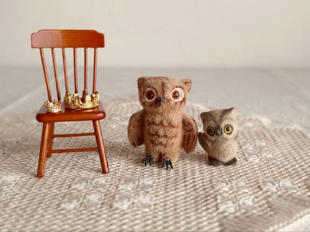 * vintage owls ❀ おちゃめな フクロウさん set