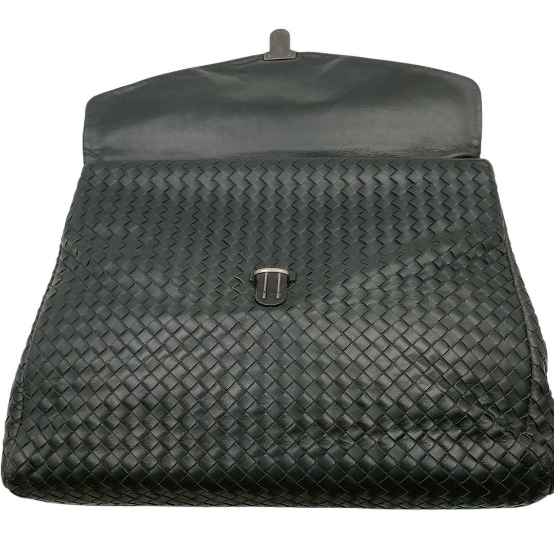 良品◎Bottega Veneta イントレチャート ビジネスバッグ