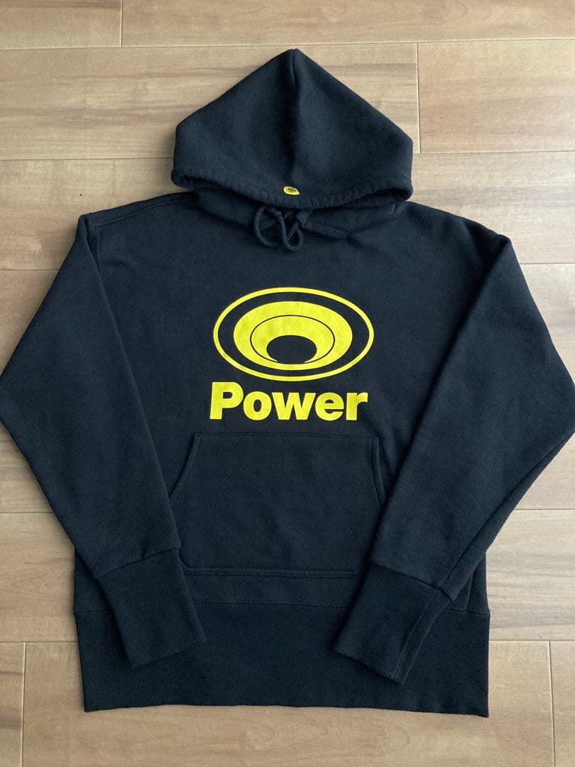 パーカー　黒　Power ツアーグッズ　FF 藤井フミヤ　フリーサイズ