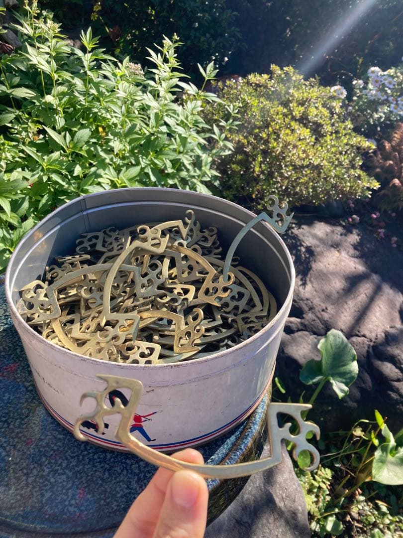 ヴィンテージ　素材　金属製　装飾パーツセット　DIY アクセサリー　ハンドメイド