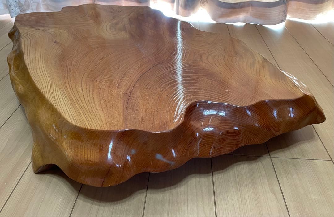 一枚板　特大73cm 板厚5cm 花台　飾り台　テーブル