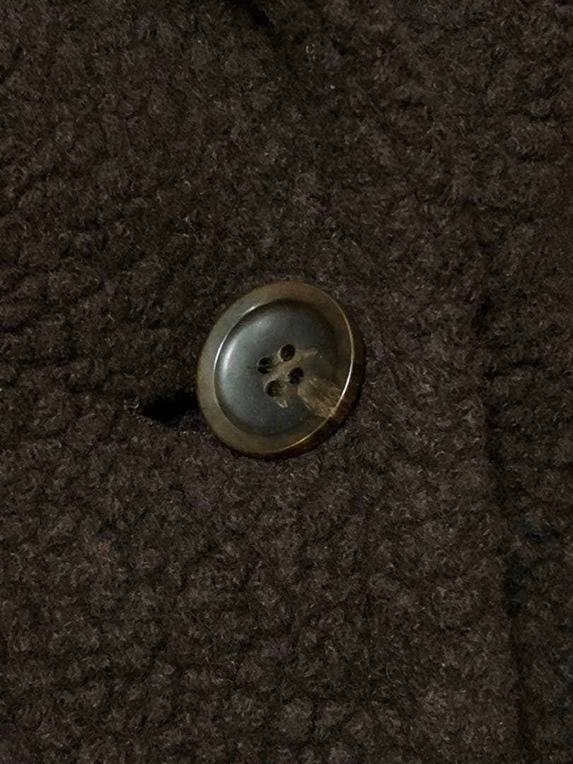 23区　テディベア　ボア　コート　大人ダークブラウン　サイズ44