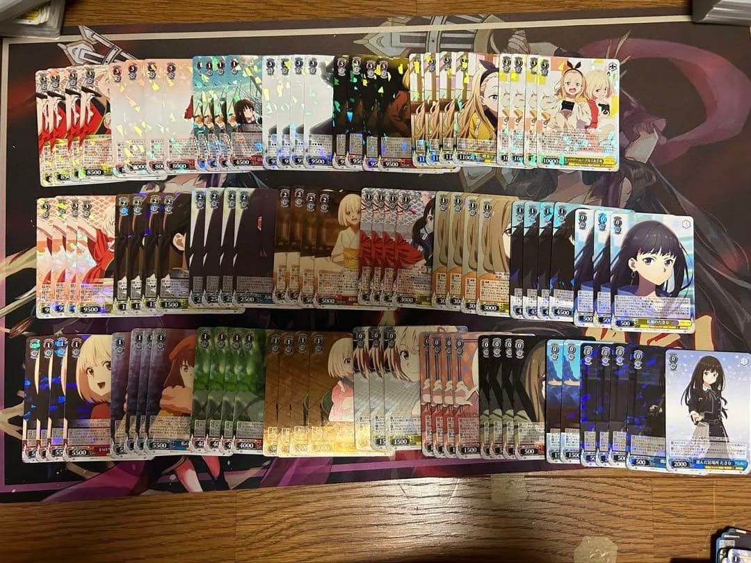 ヴァイスシュバルツ　リコリスリコイル　デッキと旧弾ほぼ4コン