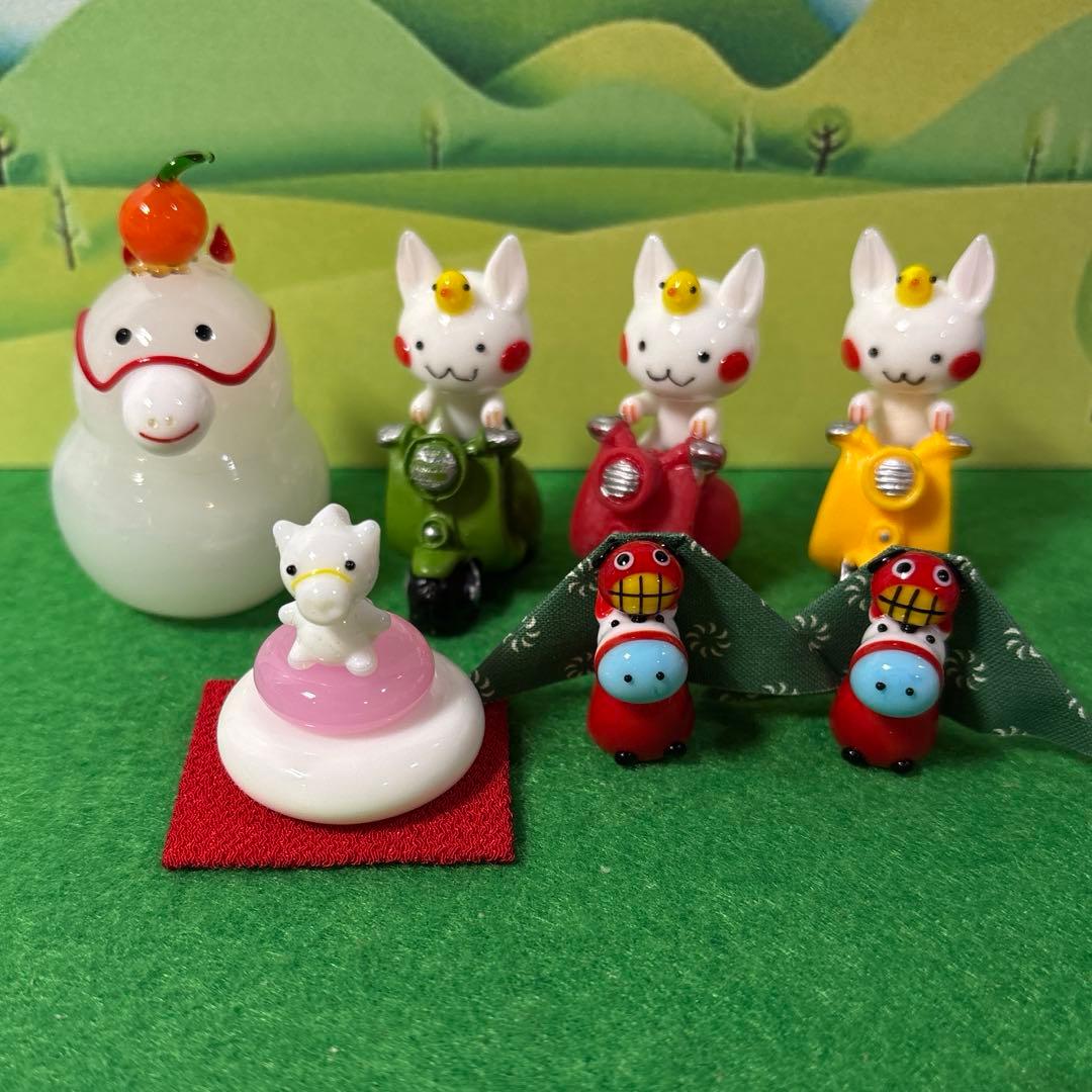 えっこ　ガラス細工　ミニチュア