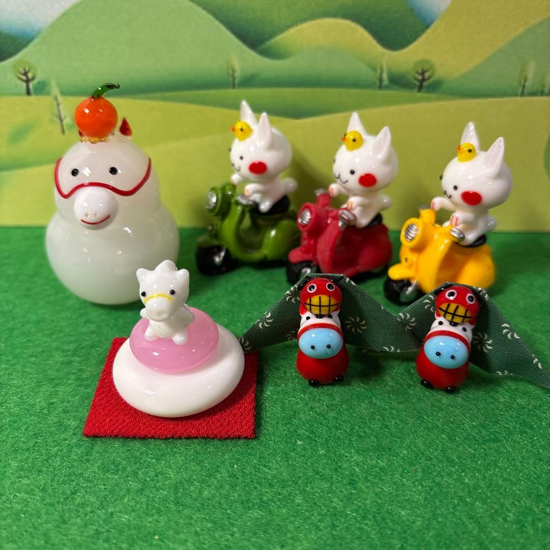 えっこ　ガラス細工　ミニチュア