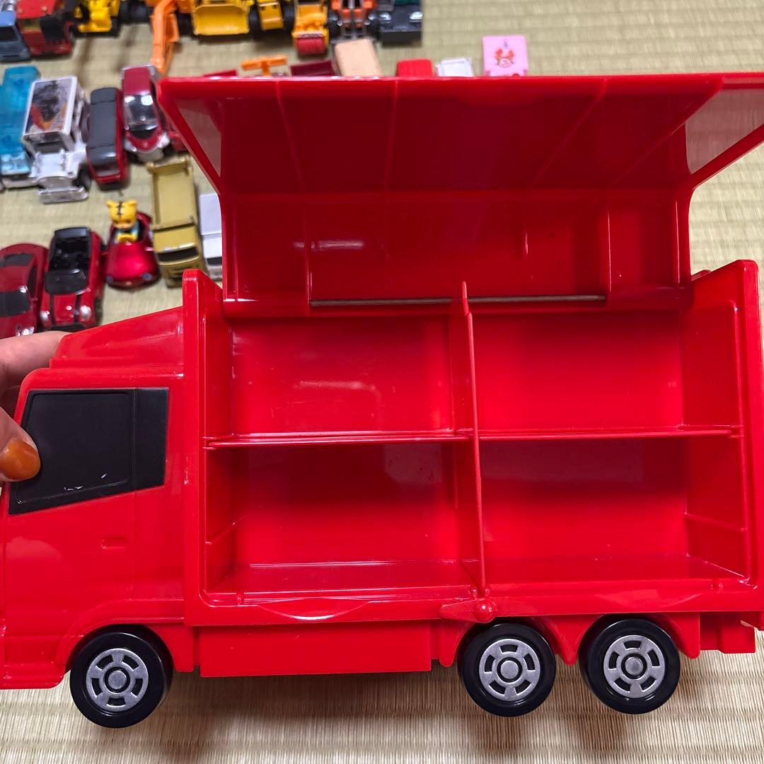 トミカ 収納トラック 運ぶよ！ キャリアカー きらピカ収納トレーラー まとめ売り