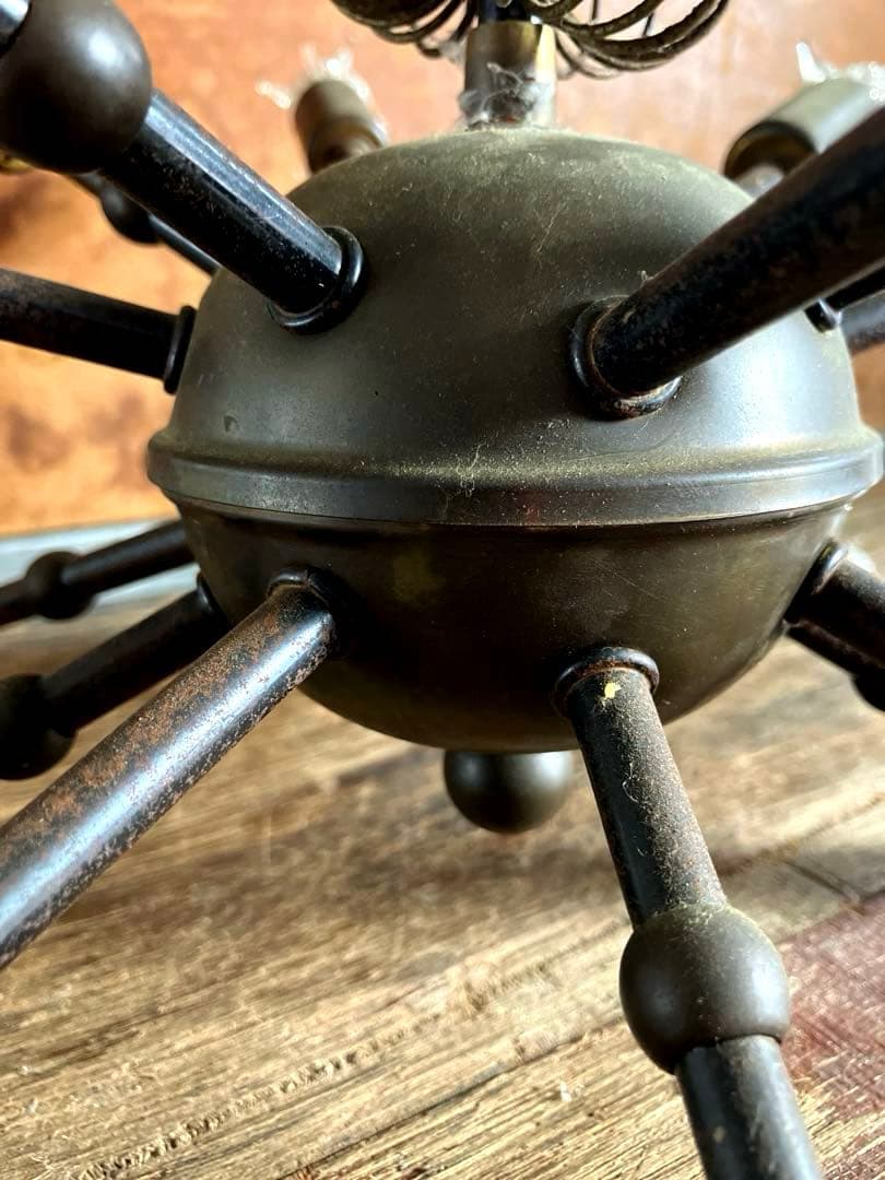 超レアヴィンテージスプートニクランプ16灯/50s1950年代ＵＳＡ