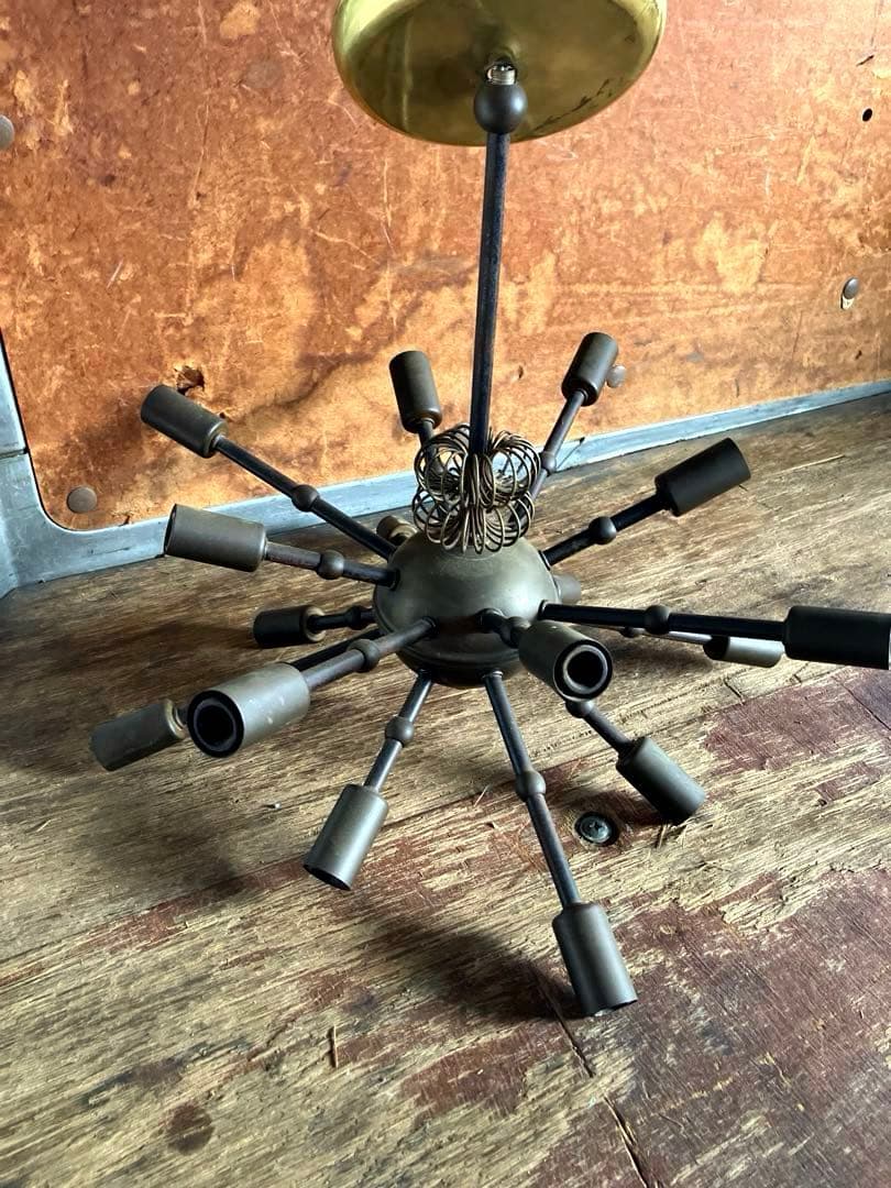 超レアヴィンテージスプートニクランプ16灯/50s1950年代ＵＳＡ