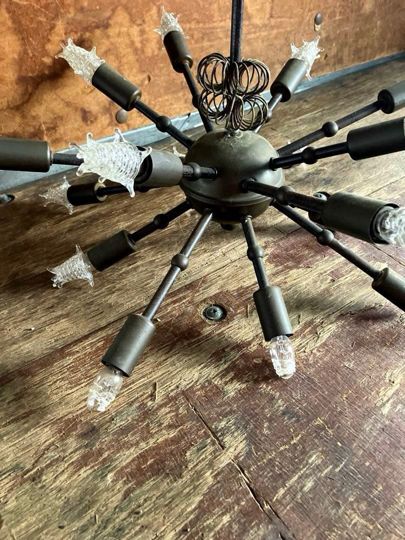 超レアヴィンテージスプートニクランプ16灯/50s1950年代ＵＳＡ