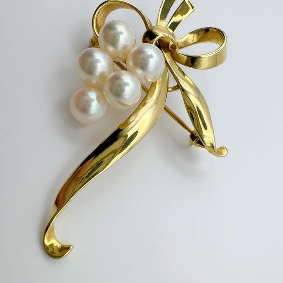 ○✨美品　MIKIMOTOミキモト ブローチK14