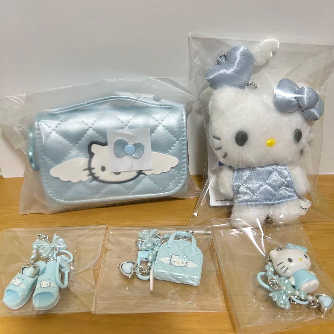 サンリオ ハローキティ ミニチュアキルト ブルー 5点セット