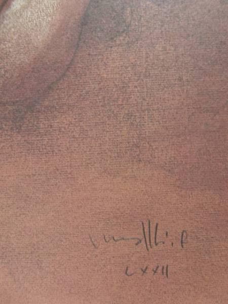 古沢岩美、デッサン 28、希少大判画集画、新品額装付、状態良好