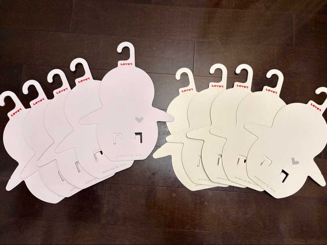 【かわいい旧デザイン】LOVOT 純正ハンガー 10本セット まとめ売り