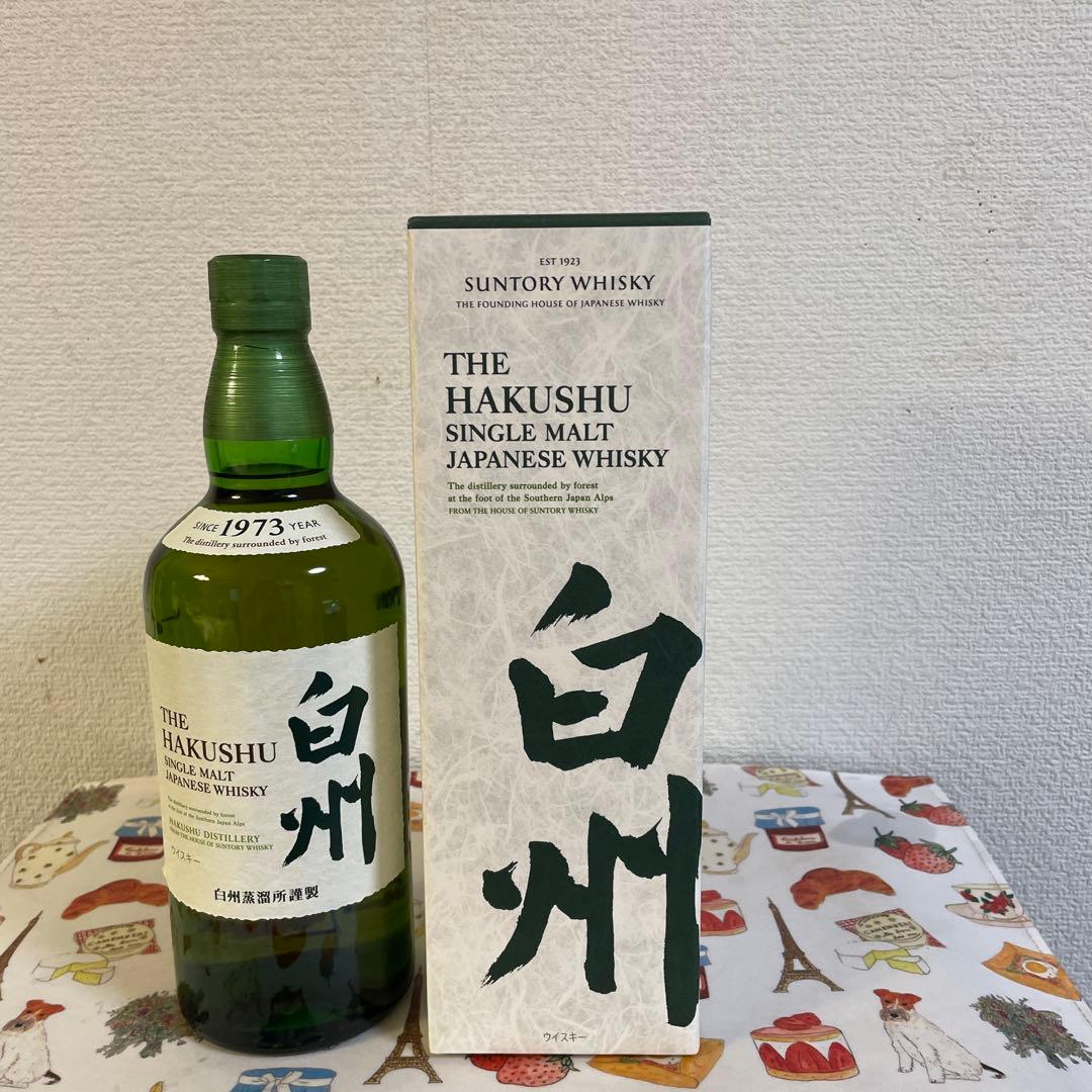 サントリー白州シングルモルトウイスキー700ml (箱付き)