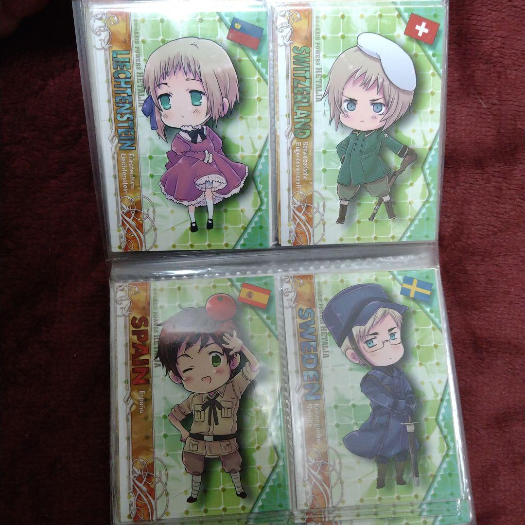 ヘタリア トレーディングカード トレカ 初版 フルコンプ+α