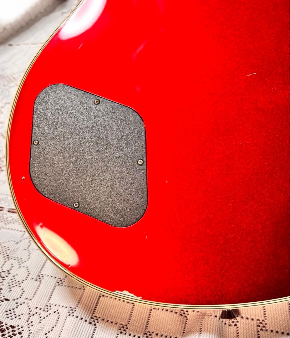 Prologue レスポールタイプ　エレキギター　レッド　ソフトケース付き