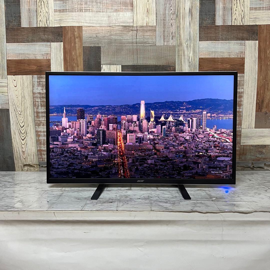 即日受渡❣️全国送料込Acer31.5インチモニターフリッカーレスブルーライト軽減