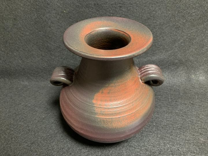 中島翁介　釉彩花瓶