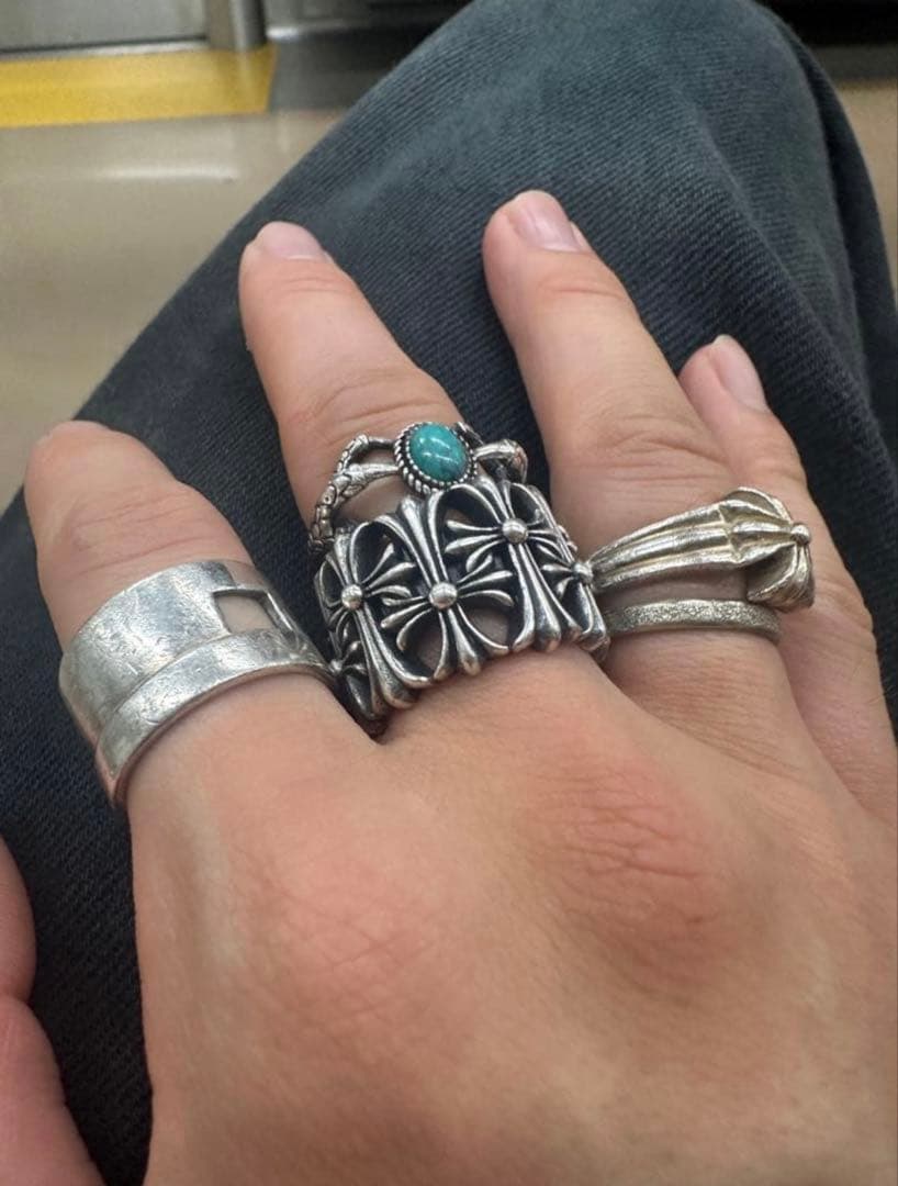 セメタリークロスリング 18号 silver925