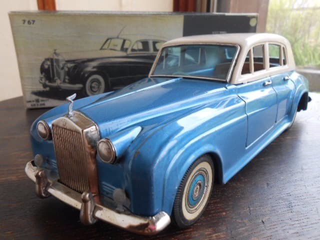 傑作★ 超希少！萬代屋 BCバンダイ ロールスロイス 大型 ブリキ 玩具 箱付