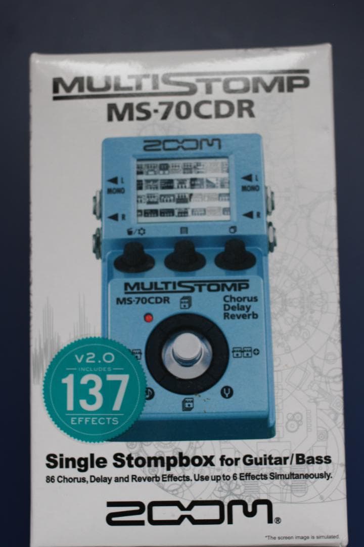 ZOOM / MS-70CDR MultiStomp マルチエフェクター