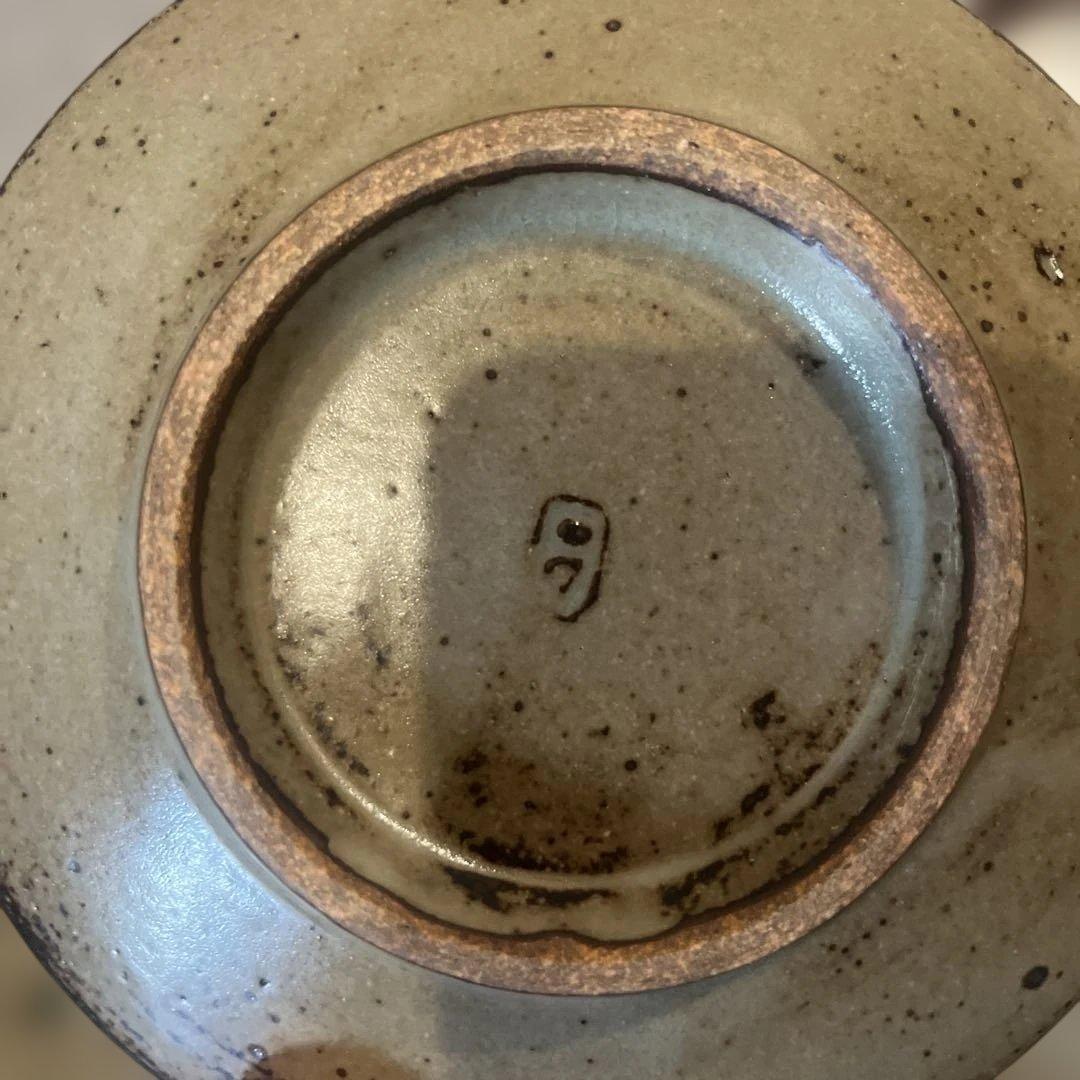 人間国宝　島岡達三　益子焼　組皿6枚