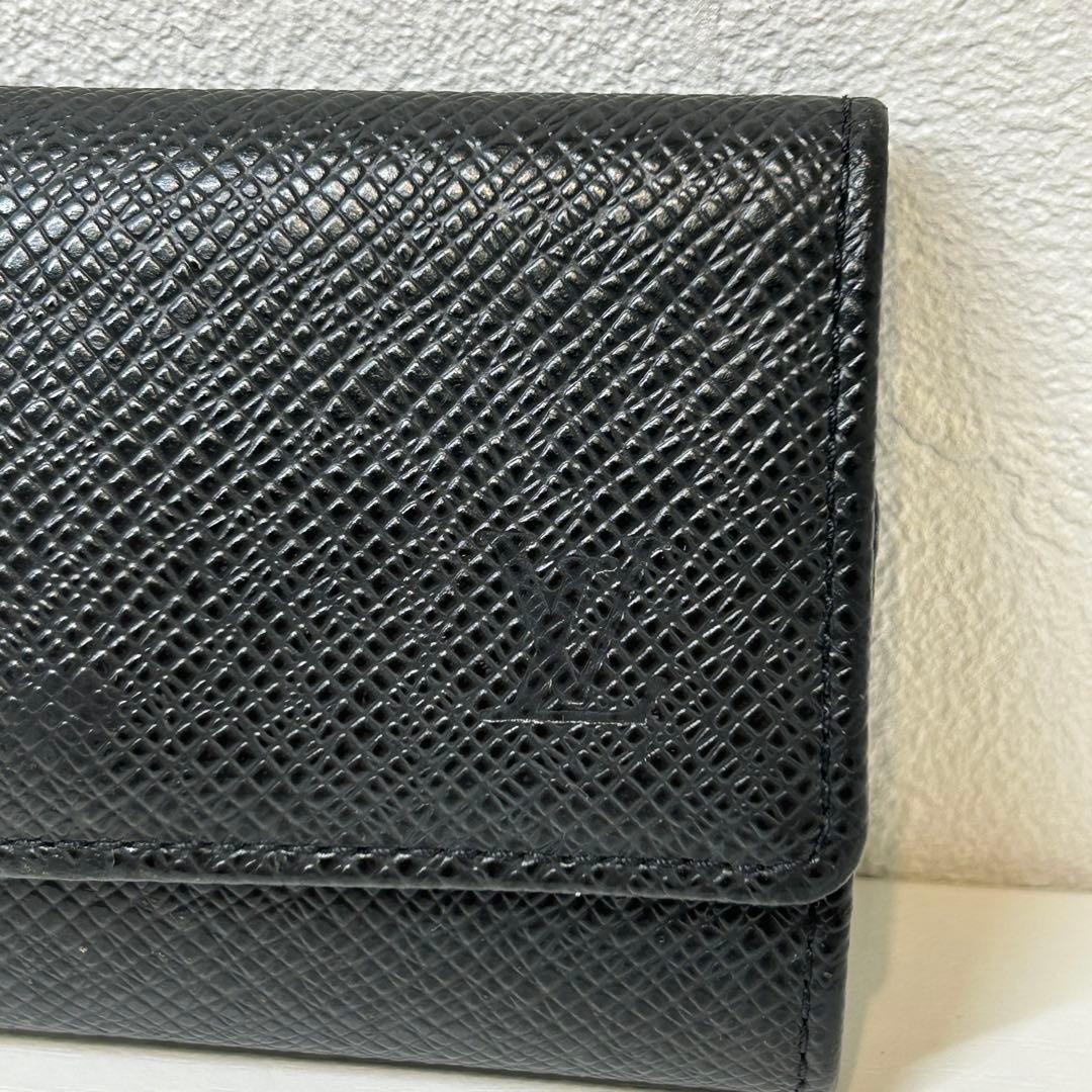 【良品】 ルイヴィトン　キーケース　6連　タイガ　黒　ミュルティクレ6