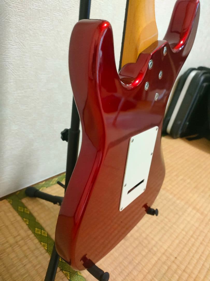 AriaPro II Fullerton エレキギター レッド アリアプロ2