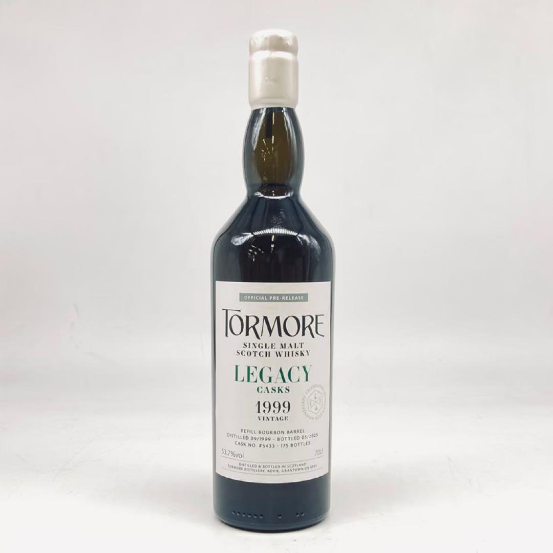 トーモア 25年 1999 レガシーカスク ウイスクイー創業25周年ボトル