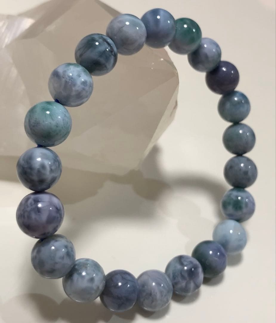 ❣️高品質★模様しっかり❣️ パープルラリマー　ブレス　ドミニカ産