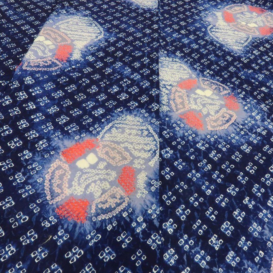 新品 有松鳴海絞り 洗える夏着物 高級浴衣 着物 A3353