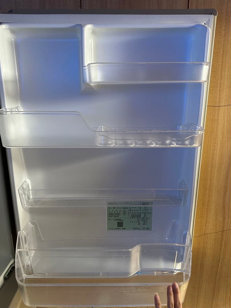 シルバー Panasonic 冷蔵庫 冷凍庫 家電 中古 NR-C343C-N