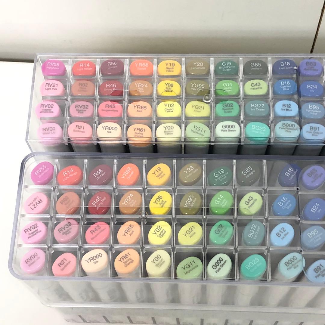 g573-29 コピック　スケッチ　144本　まとめ売り　大量　72色