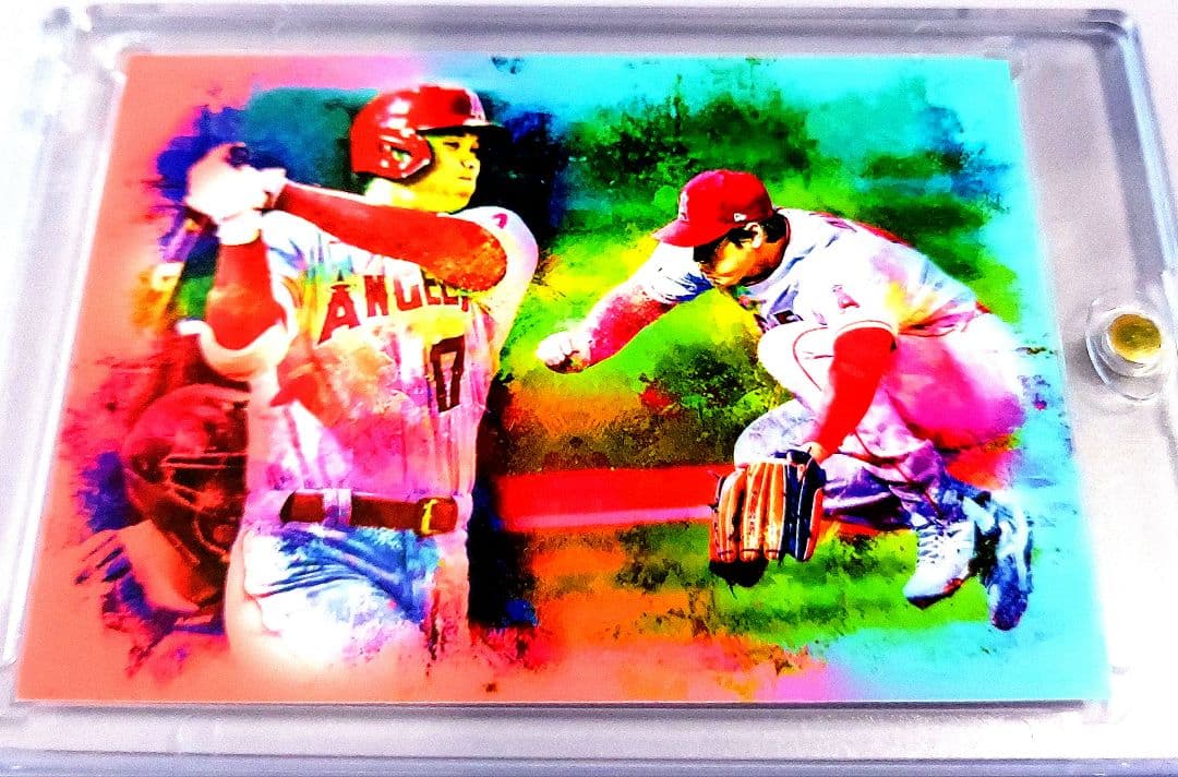 大谷翔平 エンゼルス アートカード 1of1(世界に一枚 / 貴重) ②