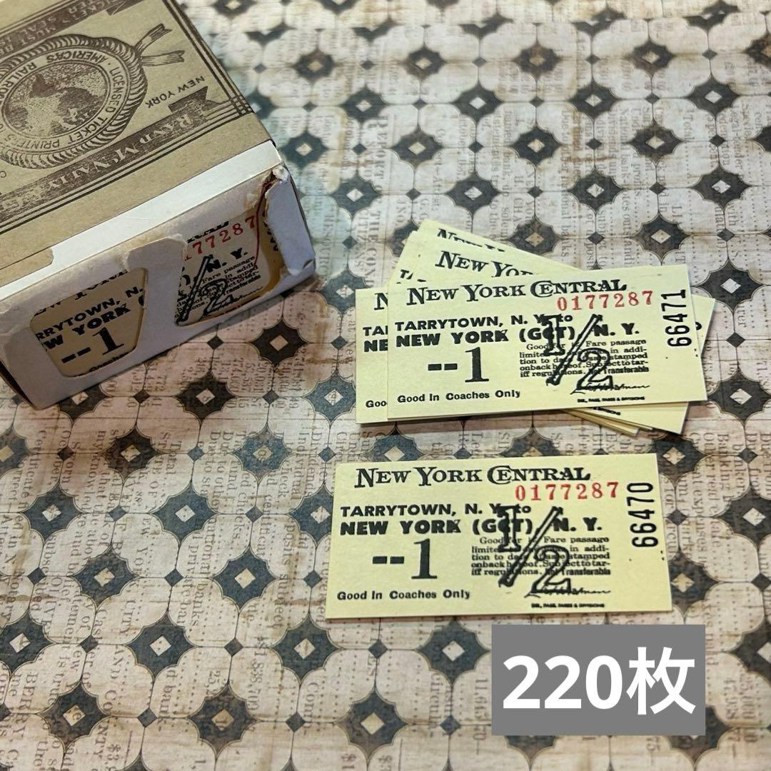 海外紙モノ Central チケット ヴィンテージ ジャンクジャーナル 蚤の市