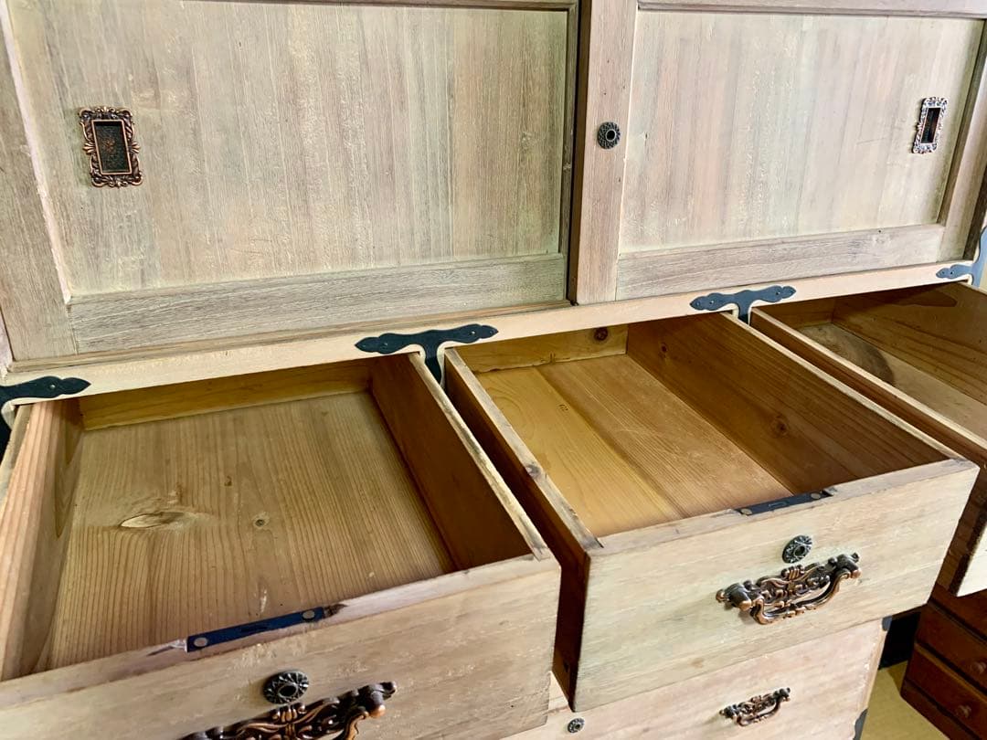 ☆【和箪笥】桐製タンス 引き出し付き